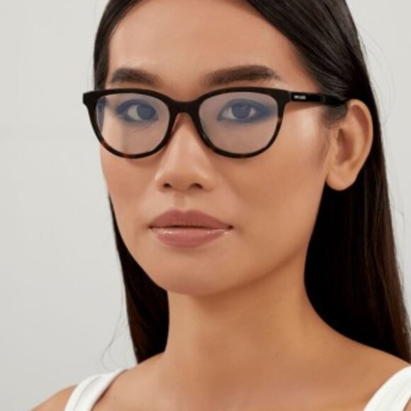 Saint Laurent SL504 002 Eyeglasses Havana 53mm Cat Eye Frame - Picture 3 of 12